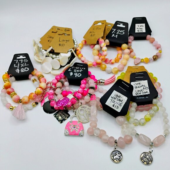 Gemstone mixed lot 19 pieces - Picture 2 of 2